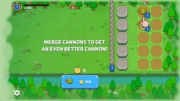 合并加农炮小鸡防御