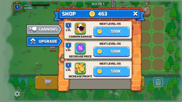 合并加农炮小鸡防御