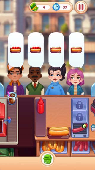 我的小摊太火爆