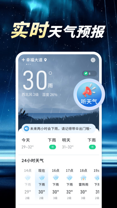 卫星晴雨天气2
