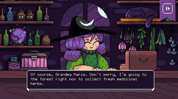 万圣节像素药水店