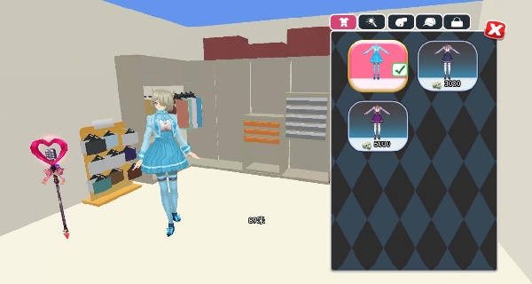 校园樱花男女生