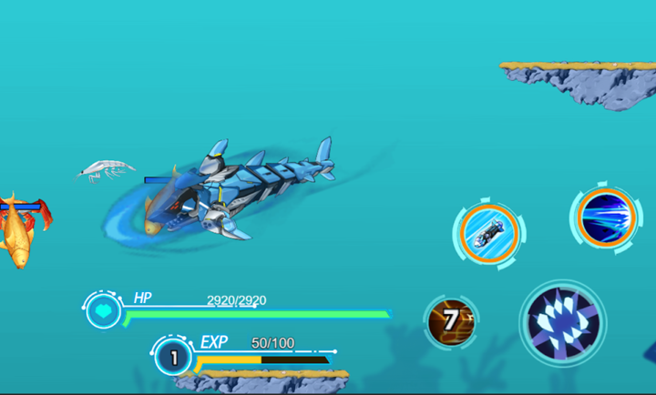 机器人鲨鱼与吃鱼4