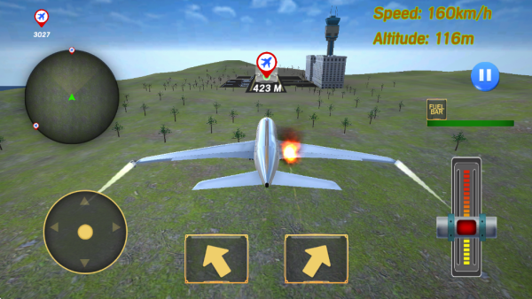 飞机坠毁着陆模拟器