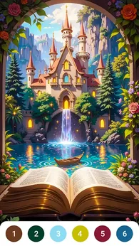 梦幻流数字油画1