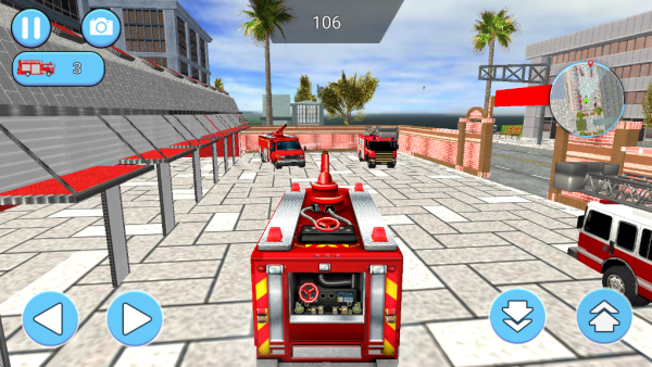 消防车急救模拟