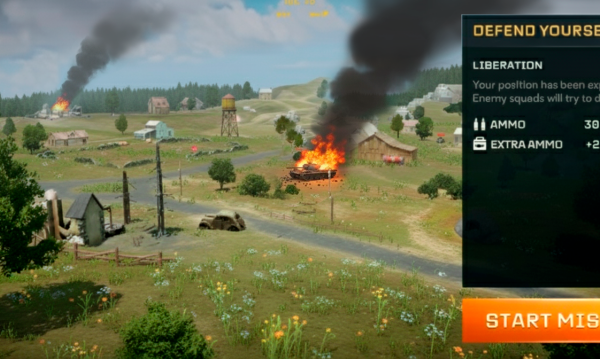 用大炮射击坦克3