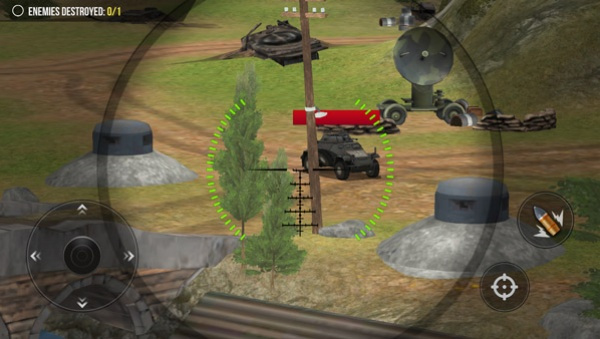 用大炮射击坦克