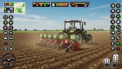 拖拉机耕作3D货物模拟1