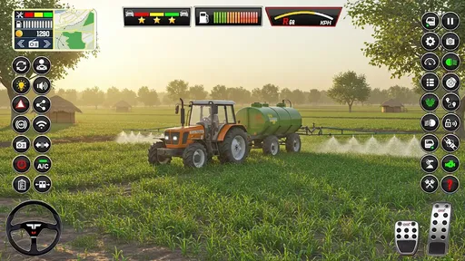 拖拉机耕作3D货物模拟2