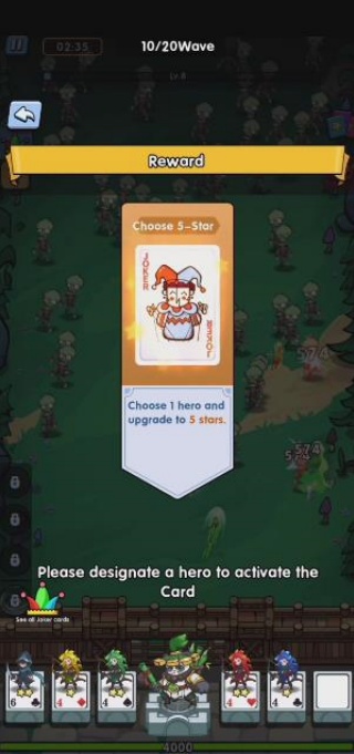 堡垒前线纸牌英雄塔防