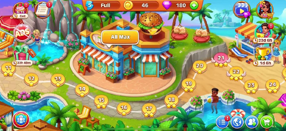 烹饪疯狂汉堡热