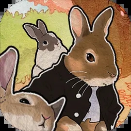 挤在一起的兔兔