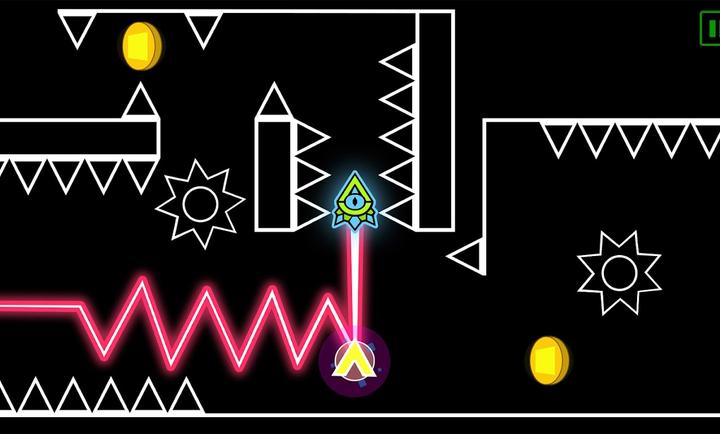 波浪冲刺几何箭头1