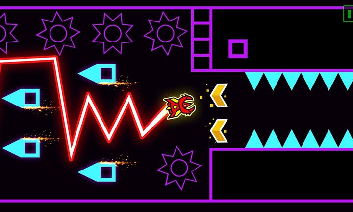 波浪冲刺几何箭头3