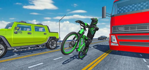 疯狂的自行车跑酷2