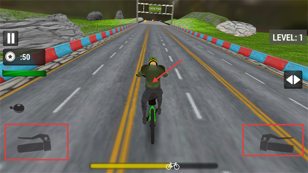 疯狂的自行车跑酷