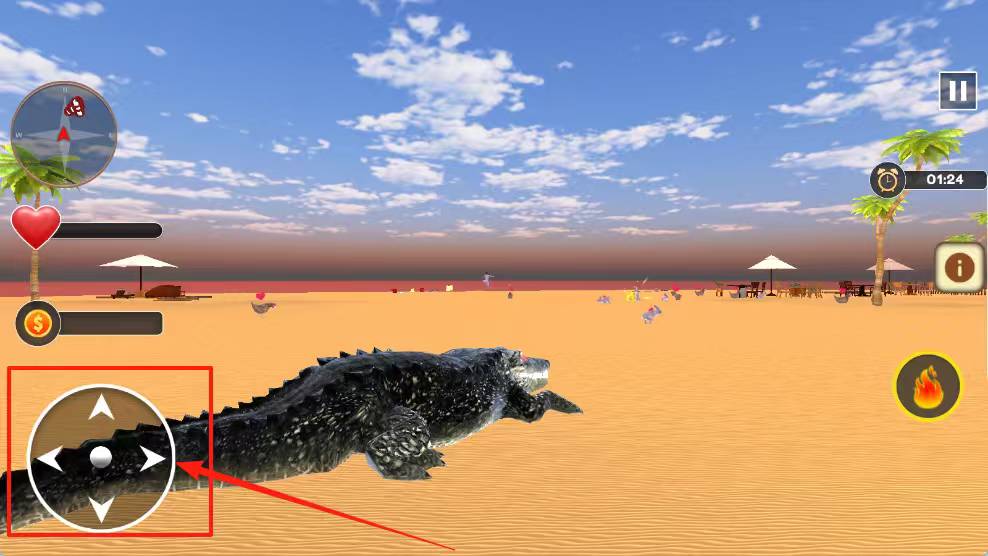 吃人鳄鱼模拟器