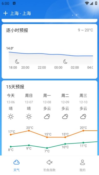 钓鱼天气通