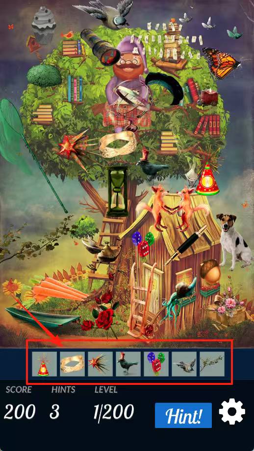 隐藏的物品幻景