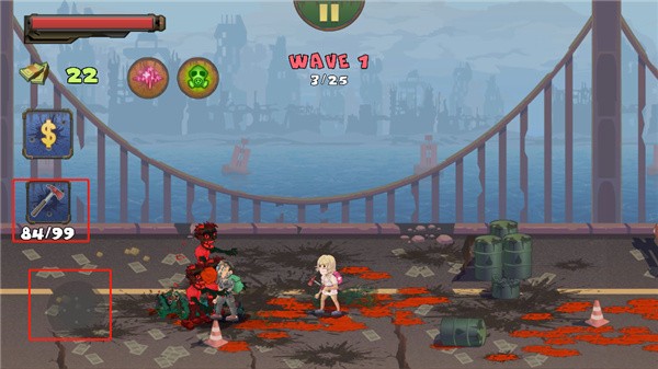 两个家伙与僵尸