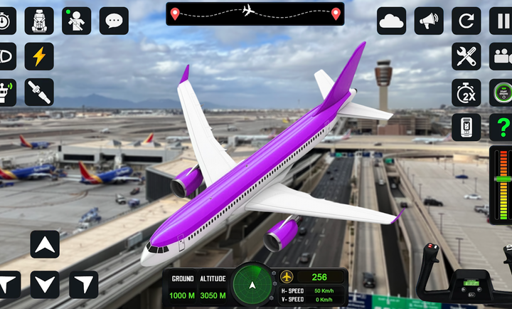 城市飞行员模拟器驾驶飞机2