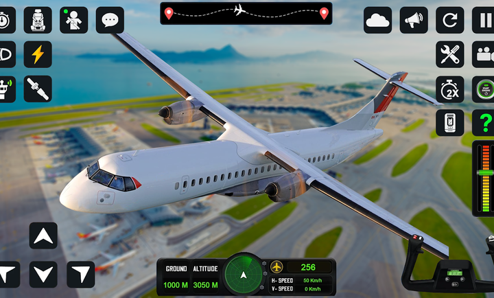 城市飞行员模拟器驾驶飞机3