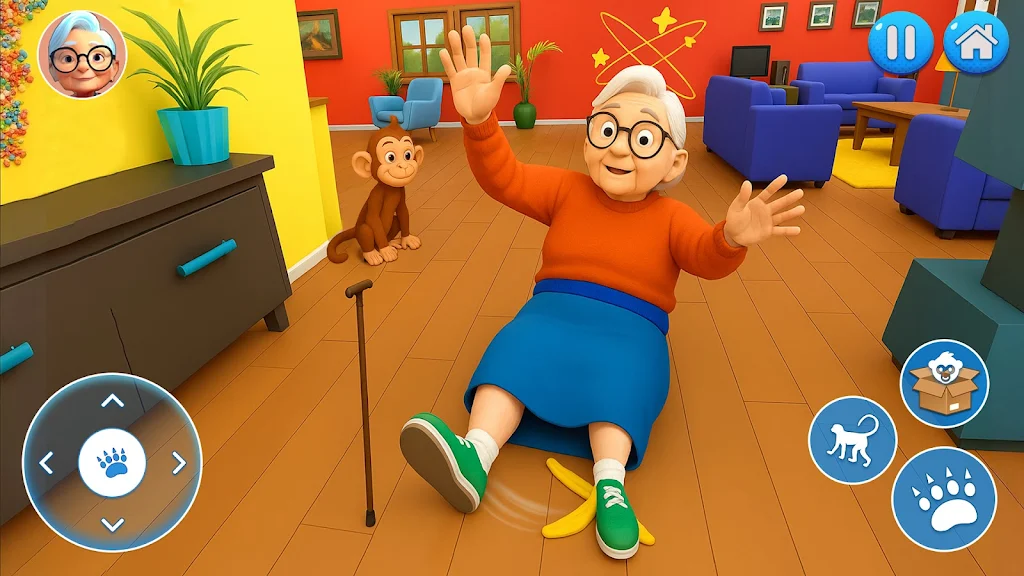 捣蛋猴VS怪奶奶1