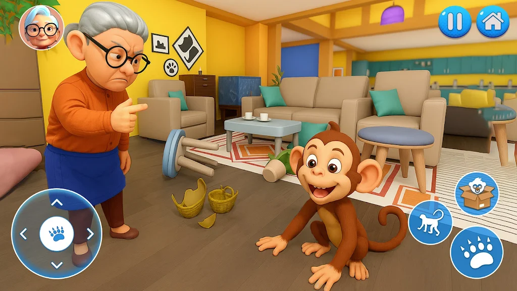 捣蛋猴VS怪奶奶3