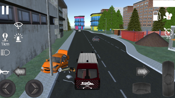 城市救护车驾驶模拟