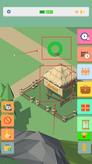 空闲中世纪村庄