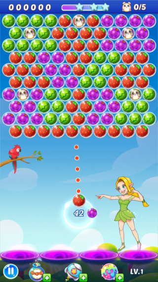 水果泡泡射击