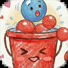 彩球瀑布画线物理益智