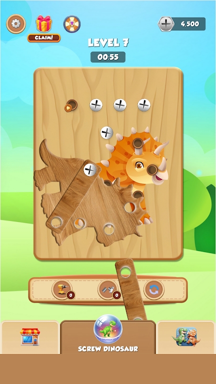 恐龙救援螺丝谜题1