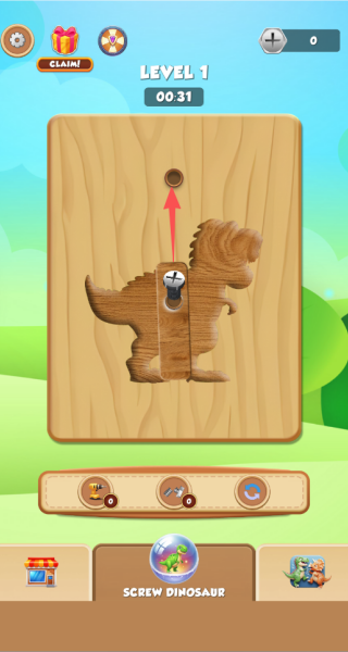 恐龙救援螺丝谜题