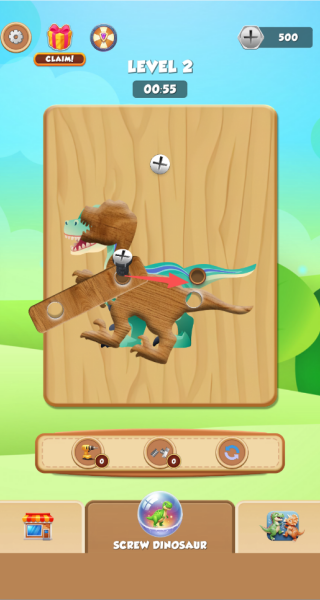 恐龙救援螺丝谜题