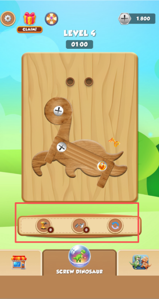 恐龙救援螺丝谜题