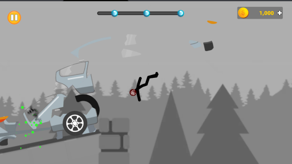 粉碎破坏火柴人