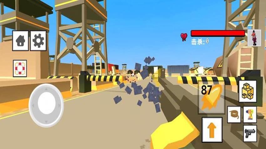 方块人射击