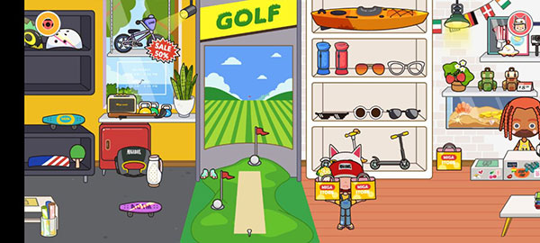 米加小镇商店游戏