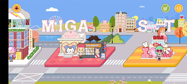 米加小镇商店游戏