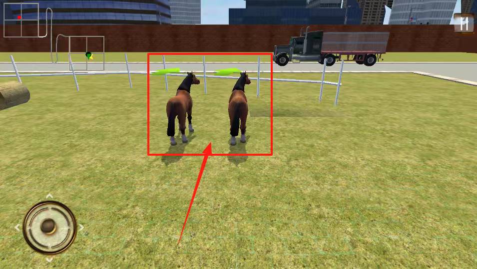 模拟野马动物园运输卡车