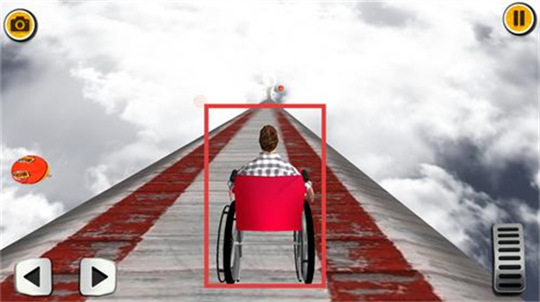 车轮上不可能的坡道