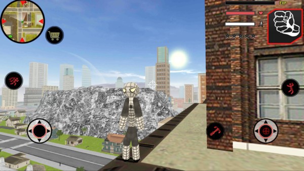 蜘蛛火柴人绳索英雄2中文版1