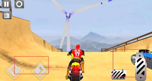 超级英雄汽车特技巨型坡道