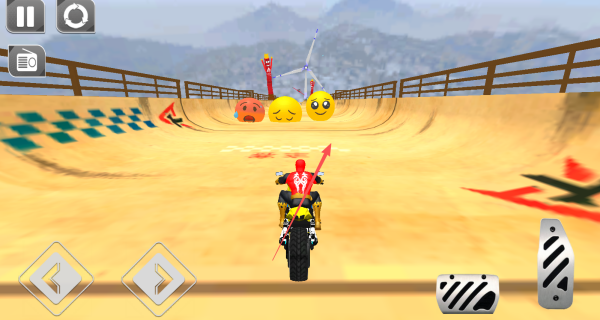 超级英雄汽车特技巨型坡道