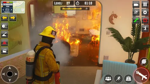 消防车救援模拟3D游戏2