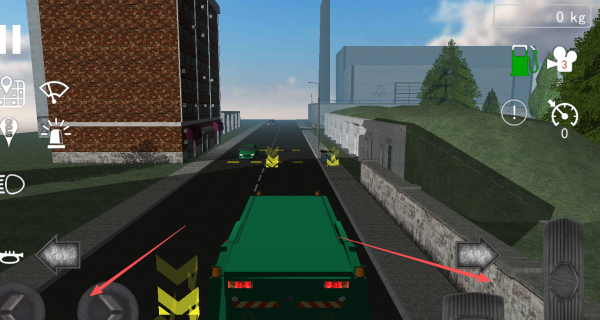 城市垃圾车司机