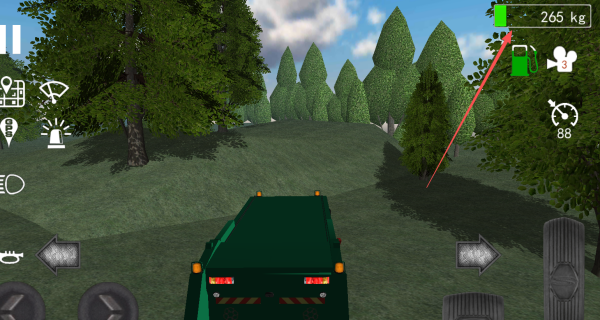 城市垃圾车司机