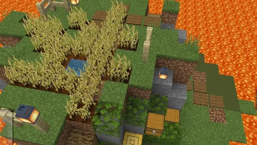 单方块熔岩生存3